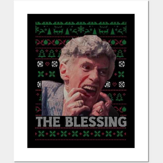 The Blessing - Ugly Christmas Sweater Wall Art by Stacy Peters Art